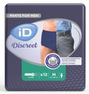 iD Pants Discreet Medium Super modré—Kalhotky natahovací absorpční 12 ks