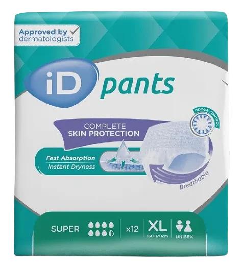 iD Pants Super XL—Kalhotky natahovací absorpční 12 ks