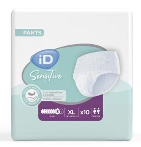 iD Pants Sensitive X-Large Maxi—Kalhotky natahovací absorpční 10 ks