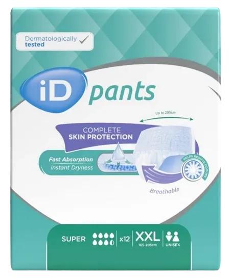 ID Pants Bariatric Super XXL—Kalhotky natahovací absorpční 12 ks