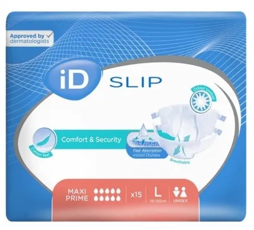 ID Slip Maxi Prime L—Kalhotky apsorpční zalepovací 15 ks