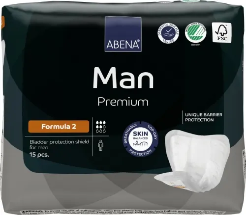 Abena Man Premium Formula 2—Vložky absorbční pro muže 15 Ks