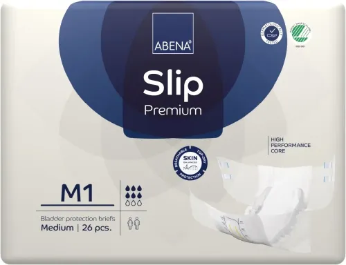 Abena Slip Premium M1—Kalhotky zalepovací absorpční prodyšné 26 Ks