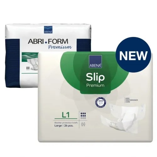 Abena Slip Premium L1—Kalhotky zalepovací absorpční prodyšné 26 Ks