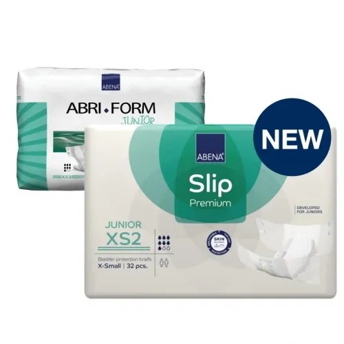 Abena Slip Premium Junior XS2—boky 40-60 cm, savost 1500ml, 32ks