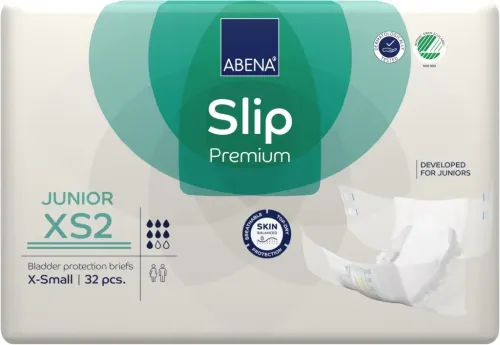 Abena Slip Premium Junior XS2—boky 40-60 cm, savost 1500ml, 32ks