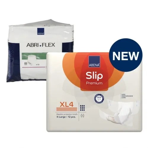 Abena Slip Premium XL4—Kalhotky zalepovací absorpční prodyšné 12 Ks