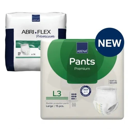 Abena Pants Premium L3—Kalhotky absorbční natahovací prodyšné 15 Ks