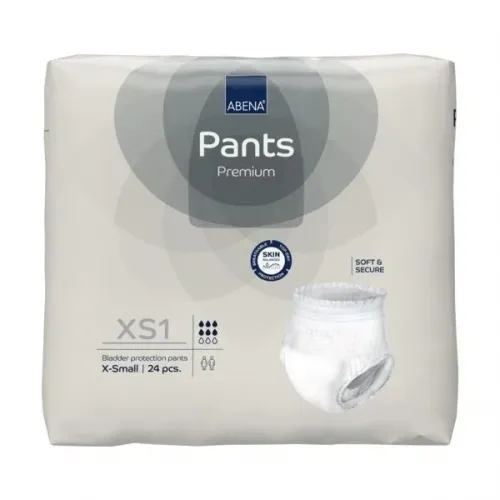 Abena Pants Premium XS1—Kalhotky absorbční natahovací prodyšné 24 Ks