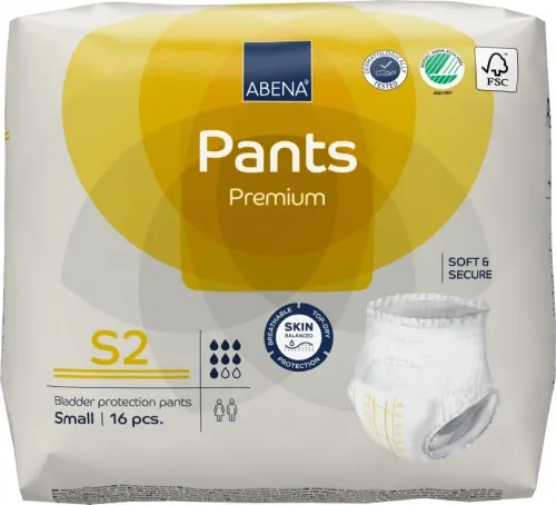 Abena Pants Premium S2—Kalhotky absorbční natahovací prodyšné 16 Ks