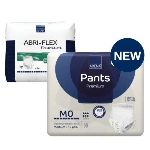 Abena Pants Premium M0—Kalhotky absorbční natahovací prodyšné 15 Ks