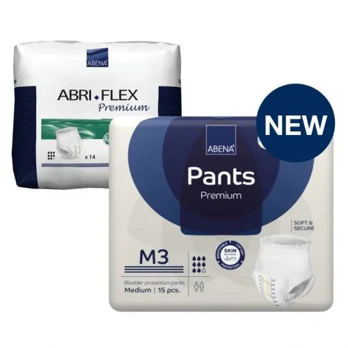 Abena Pants Premium M3—Kalhotky absorbční natahovací prodyšné 15 Ks
