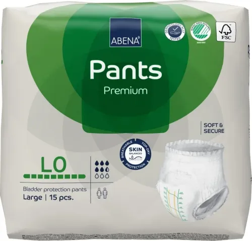 Abena Pants Premium L0—Kalhotky absorbční natahovací prodyšné 15 Ks