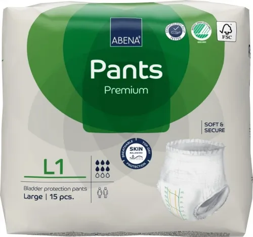 Abena Pants Premium L1—Kalhotky absorbční natahovací prodyšné 15 Ks