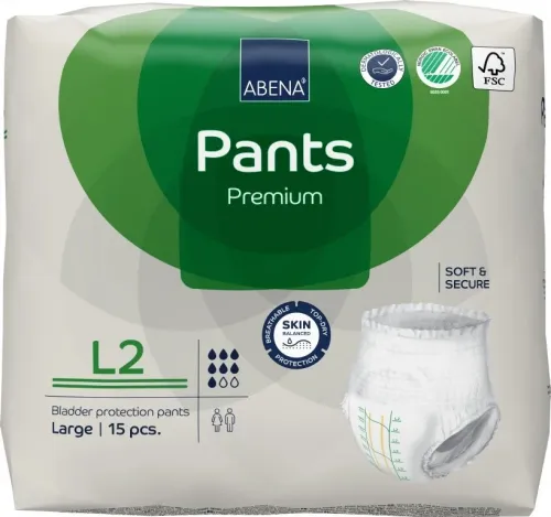 Abena Pants Premium L2—Kalhotky absorbční natahovací prodyšné 15 Ks