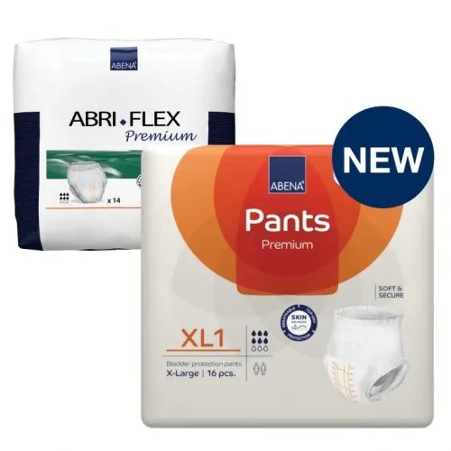 Abena Pants Premium XL1—Kalhotky absorbční natahovací prodyšné 16 Ks