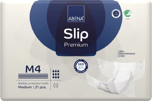Abena Slip Premium M4—Kalhotky zalepovací absorpční prodyšné 21 Ks