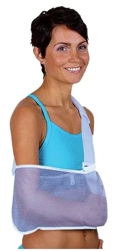 Ortika ortéza pro závěs paže OR 2S - M—Jednodílný ramenní záves pro fixaci předloktí síťový