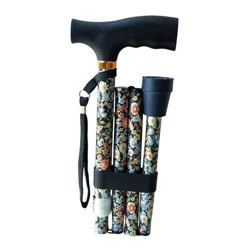 Duralová hůl 411 A—Skládací, barva květina KV