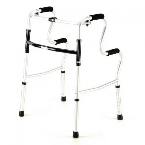 Čtyřbodové chodítko 230 - skládací—Nastavitelná výška, skládací duralový rám