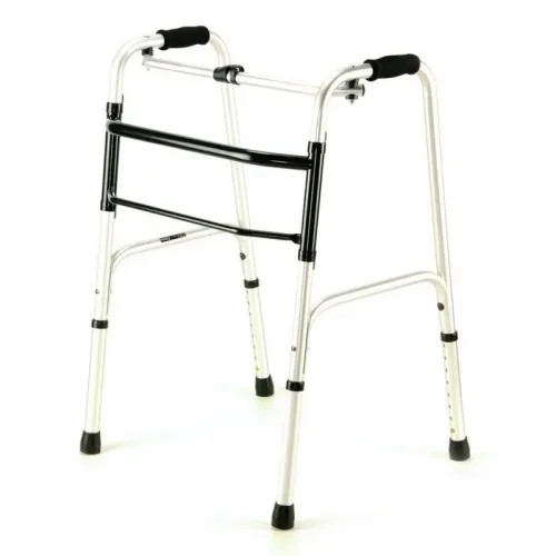 Čtyřbodové chodítko 230 EL - skládací, krokovací—Nastavitelná výška, skládací duralový rám