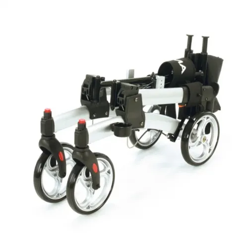 Čtyřkolové chodítko 104—Barva stříbrná metalíza