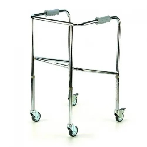 Čtyřkolové chodítko 2204 pevné—Nastavitelná výška, zadní nášlapné brzdy