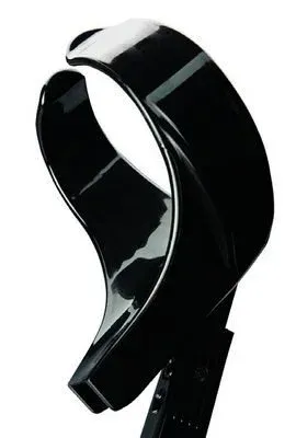 Francouzská berle 333 K-ASC černá - levá - 1ks—Uzavřené vyměkčené anatomické držadlo