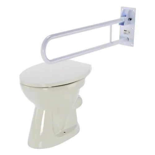 Madlo k WC 506 A - 75 cm—Sklopné, komaxit
