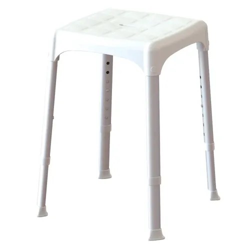 Sedačka do sprchy EH-STA čtvercová—Bílá