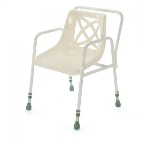 Křeslo do sprchy 4553 EX - nastavitelné—S madlem a opěrkou zad