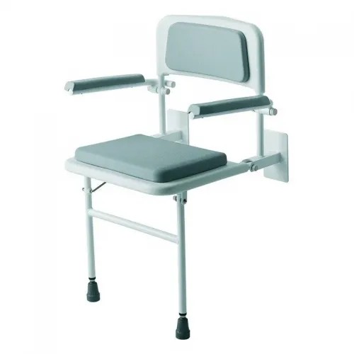 Křeslo do sprchy 4239 - sklopné—Polstrované s opěrkou