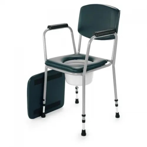 Křeslo klozetové pevné 3514—Polstrované, nastavitelná výška sedu