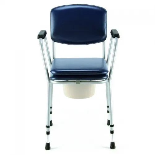 Křeslo klozetové pevné 3514—Polstrované, nastavitelná výška sedu