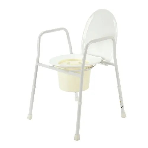 Křeslo klozetové pevné 516—Odlehčené, nastavitelná výška sedu