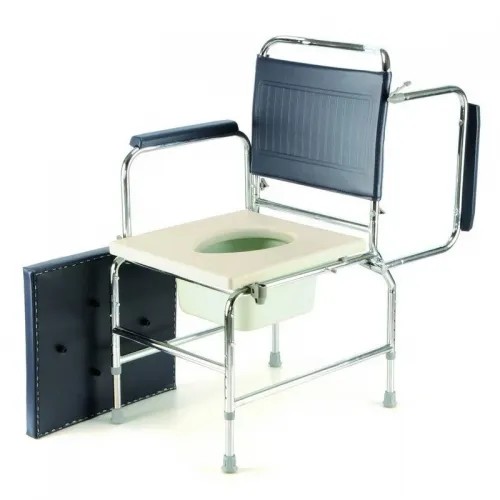 Křeslo klozetové zesílené 51318—Nastavitelná výška sedu, sklopné područky