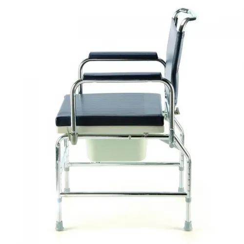 Křeslo klozetové zesílené 51318—Nastavitelná výška sedu, sklopné područky