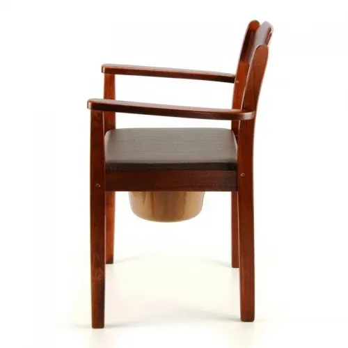 Křeslo klozetové dřevěné tmavé Astra T