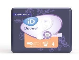 iD Light Discreet Normal—Vložky absorpční jednotlivě balené 12 Ks