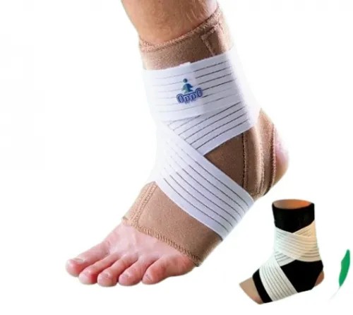 Ortéza hlezenní 1008 se spirálovou výstuží - XL—Bílo-béžová