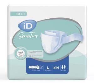 iD Sensitive Belt Plus L—Kalhotky absorpční s pásem 14 ks