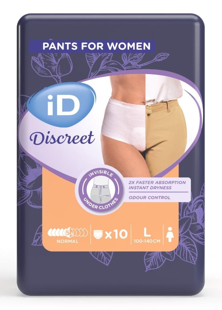 iD Pants Discreet Medium Normal—Kalhotky absorpční plenkové 12 ks