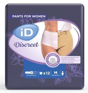 iD Pants Discreet Medium Extra Plus—Kalhotky absorpční plenkové 12 ks