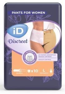 iD Pants Discreet Large Normal—Kalhotky absorpční plenkové 10 ks