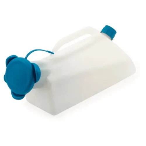 Nádoba na moč UROLIS 8000 - 1,5 l—S mechanismem proti vylití, uzávěr