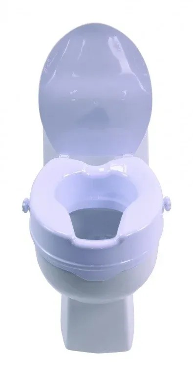 Nástavec na WC AT51291—Plastový s poklopem, výška 10 cm