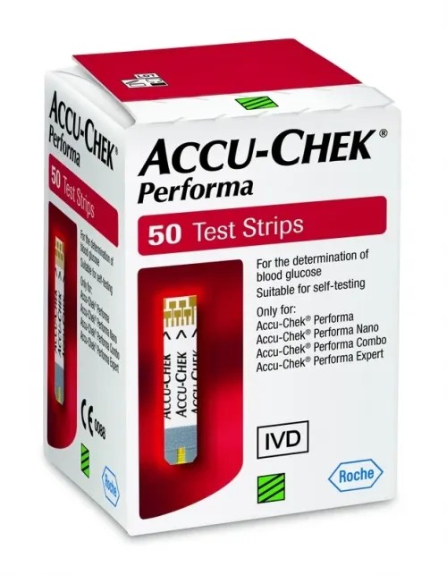 Testovací proužky Accu-Chek® Performa—50ks