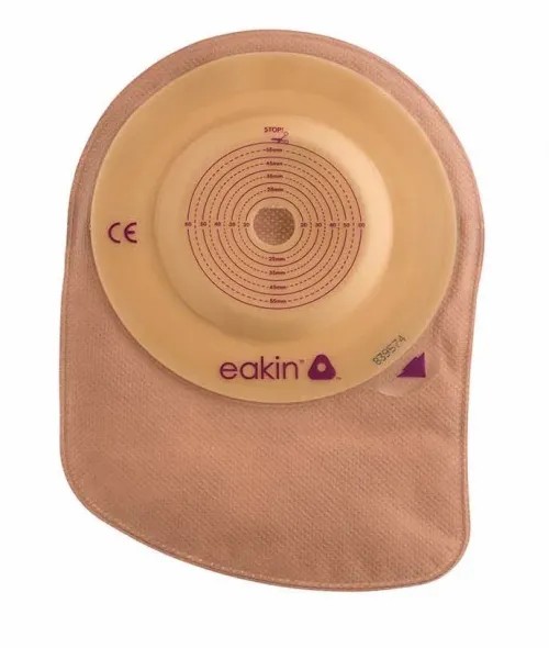 Sáček Pelican 1D uzavřený konvexní—Střední, průhledný, otvor 35 mm, 10 ks