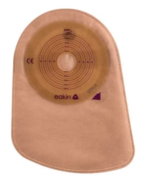 Plochý sáček Pelican 1D uzavřený—Malý, béžový, otvor 45 mm, 30 ks