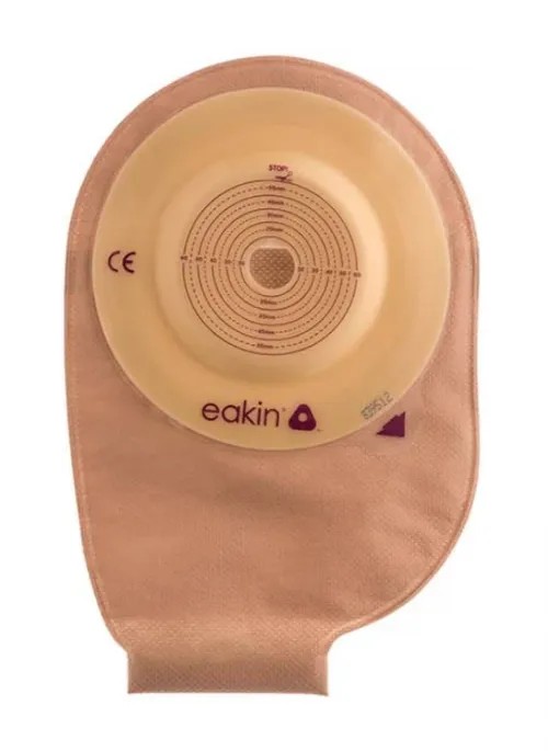 Sáček Pelican 1D Ileo Convex výpustný—Střední, měkký konvexní, béžový, otvor 12-40 mm, 10 ks